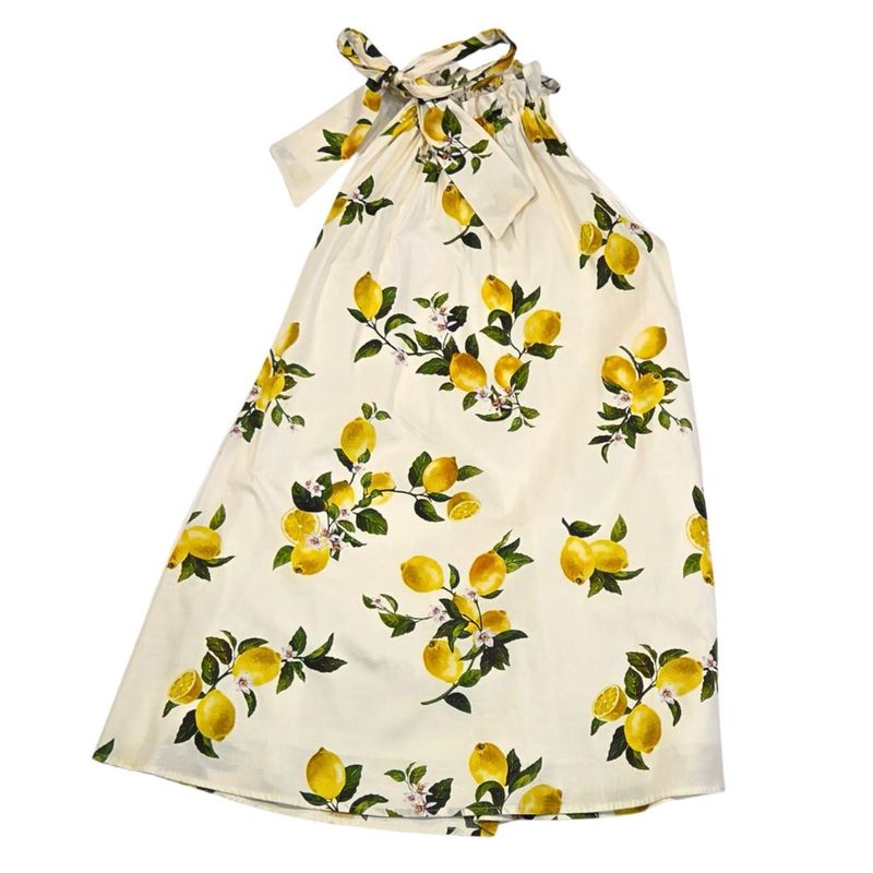 Gracie Ruffle Tie Neck Sleeveless Dress