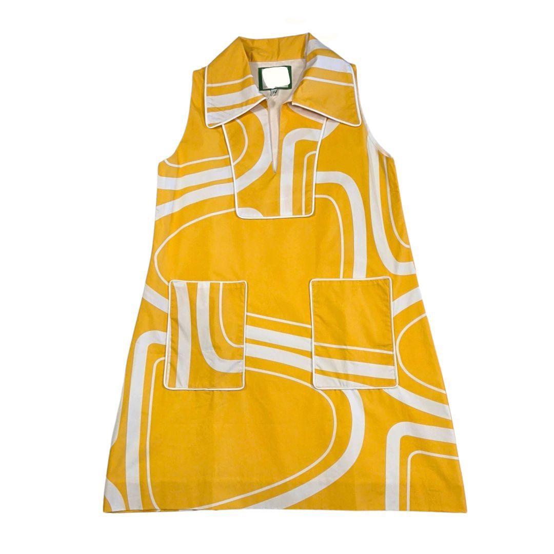Cosmo Gold Sleeveless Cassidy Dress Short