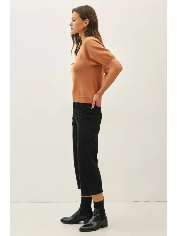 Ultra Soft Knit Sweater Tee