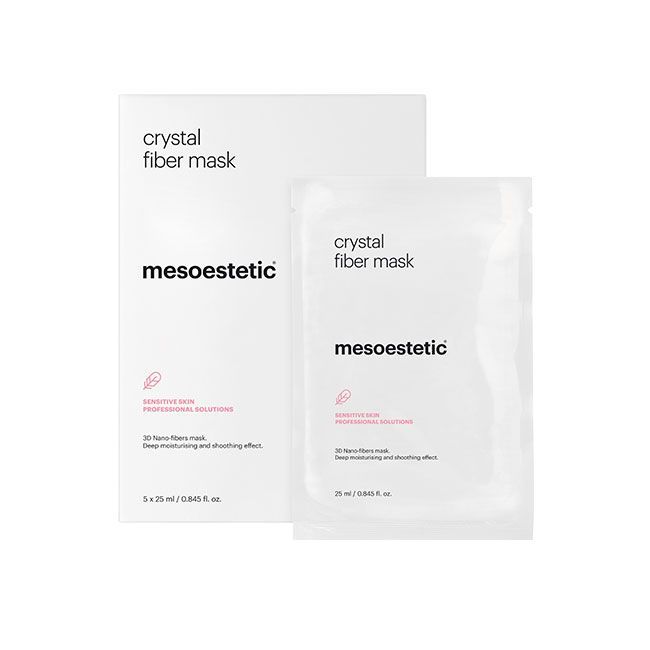 Mesoestetic® crystal fiber mask 1 stuk - intens voedend (gevoelige/droge huid)