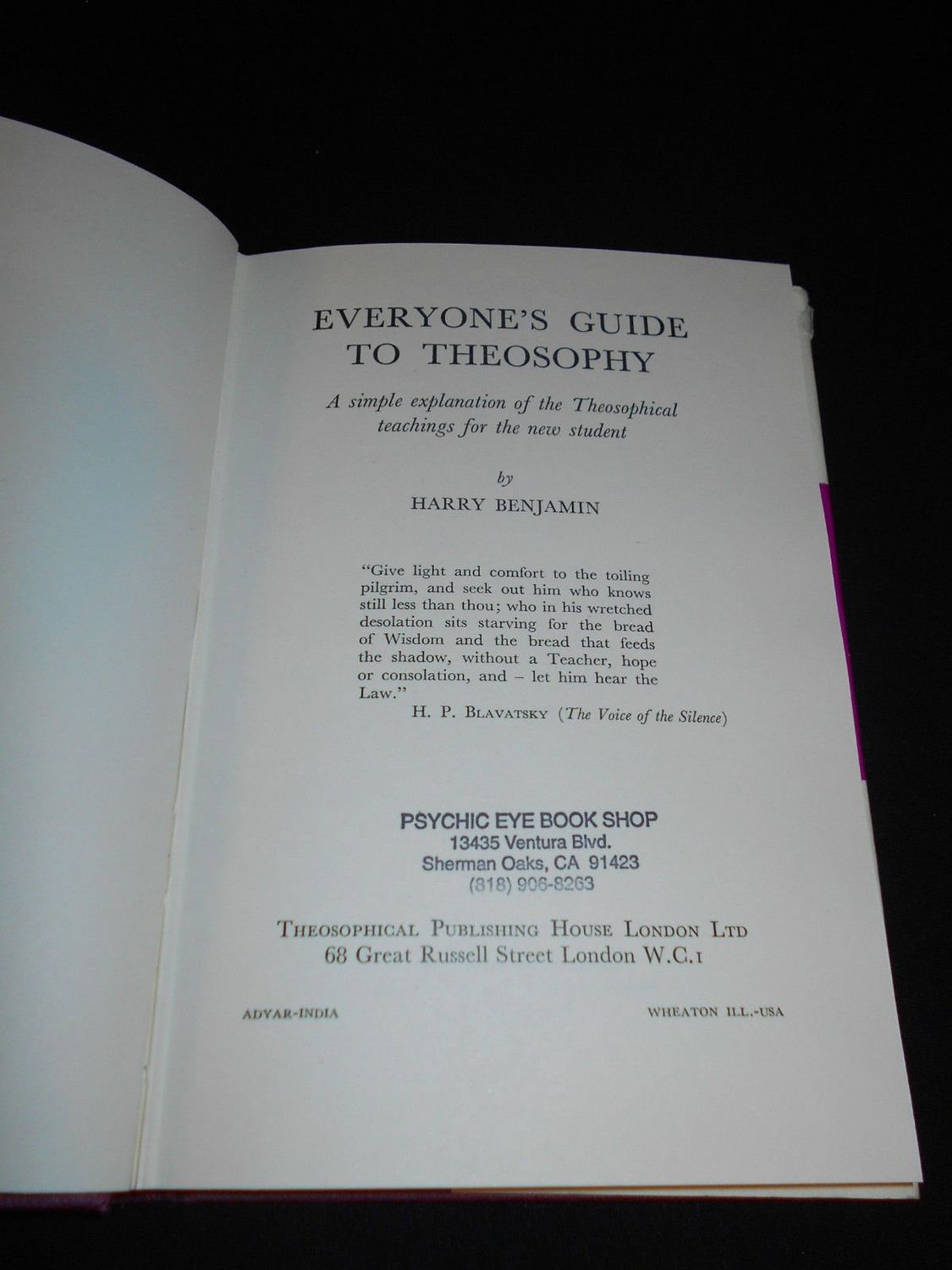 Everyone's Guide to Theosophy