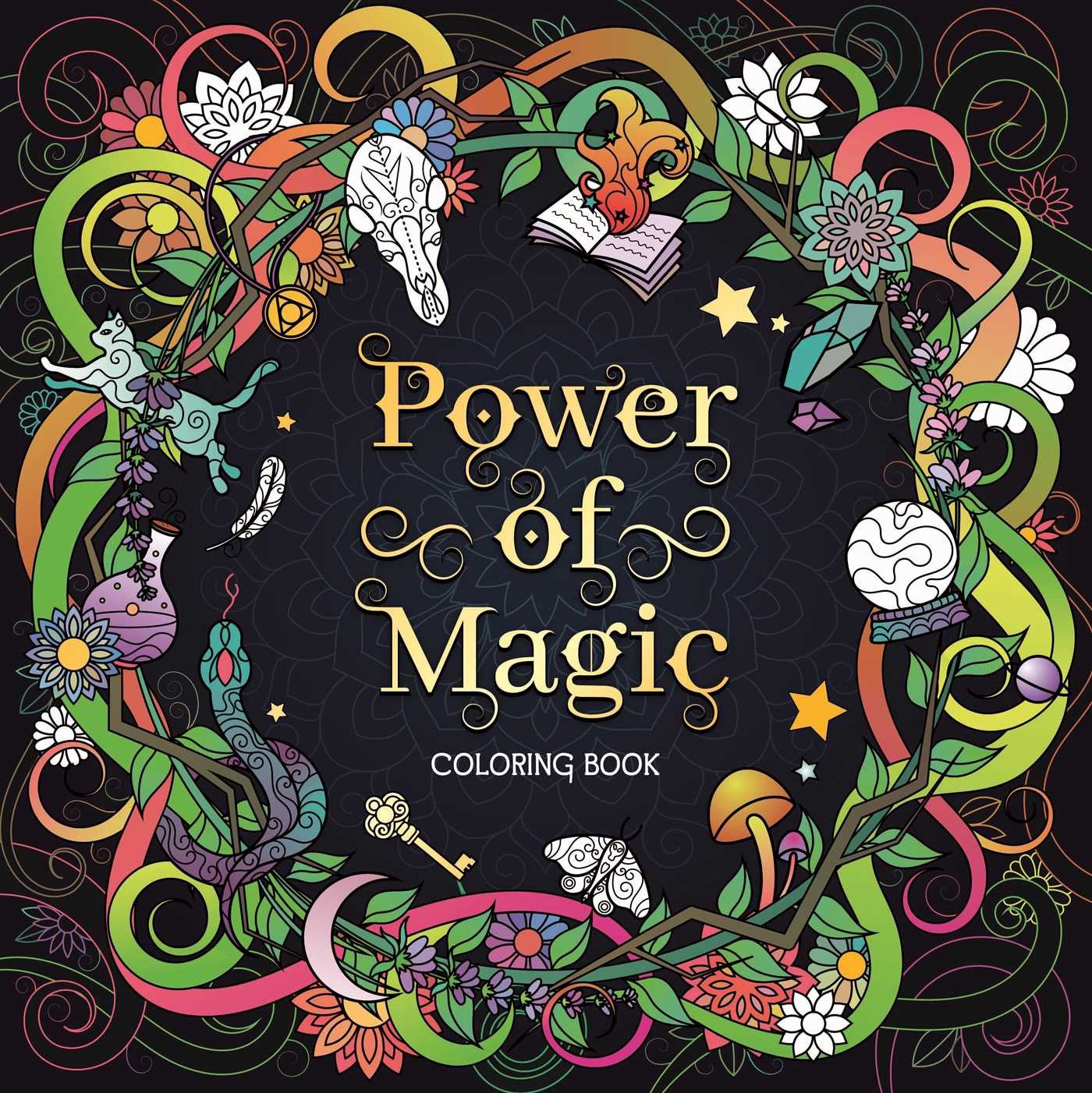 Power of Magic, The: Adult Coloring Book