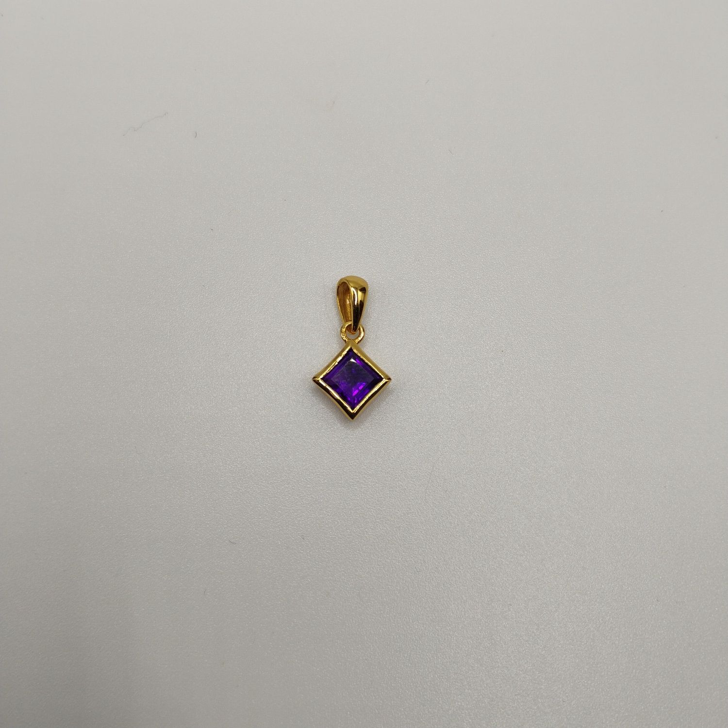 Amethyst Everyday Gold Pendant