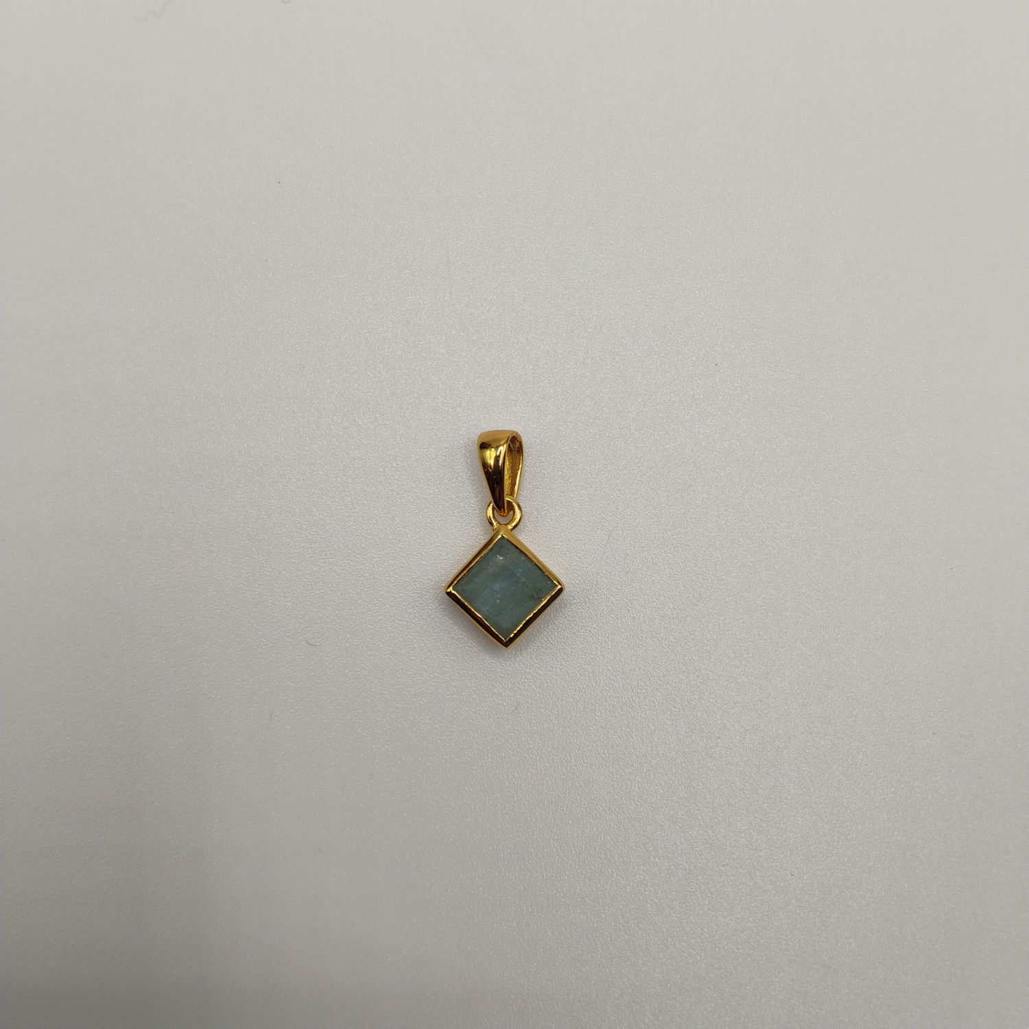 Aquamarine Everyday Gold Pendant