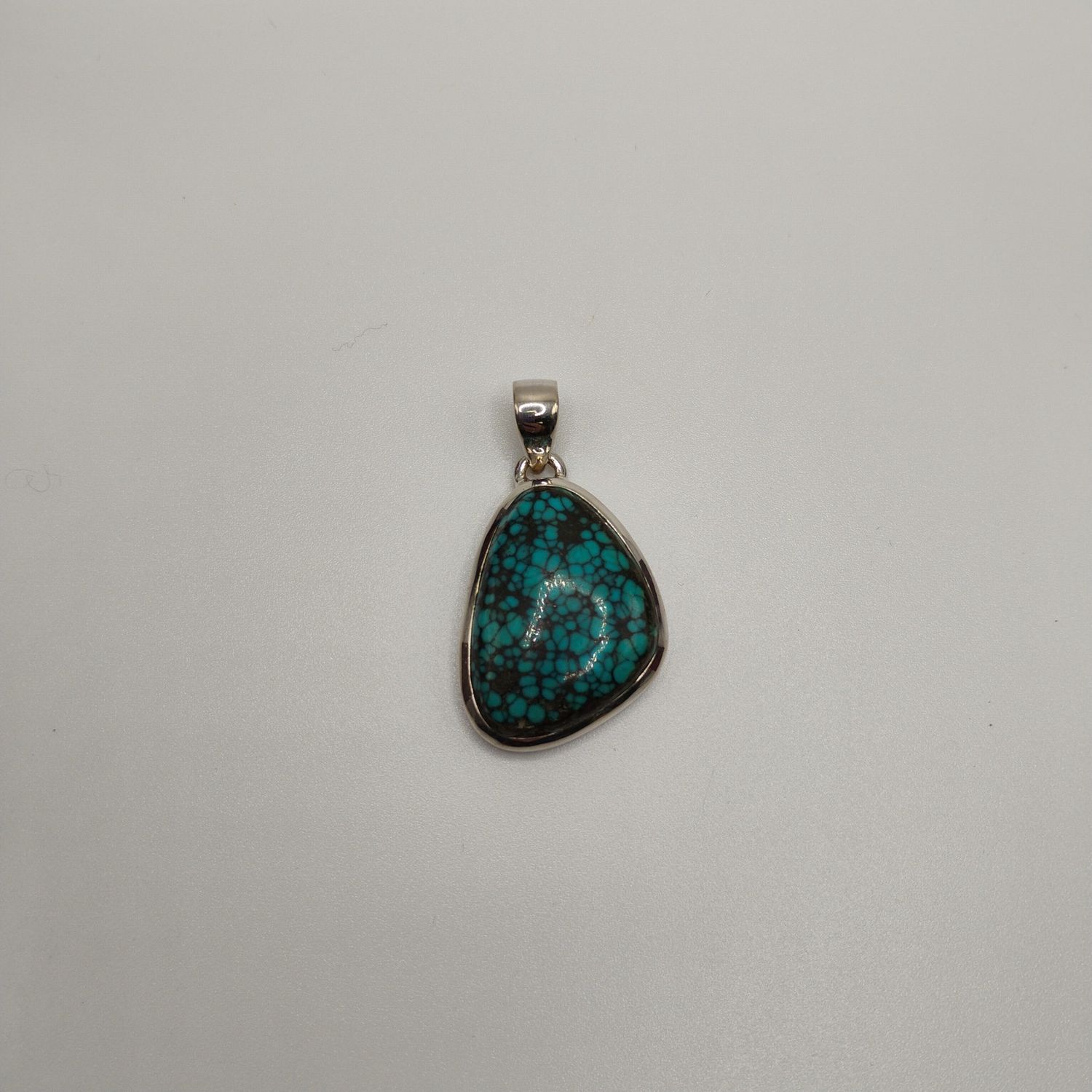 Natural Tibitian Turquoise Pendant