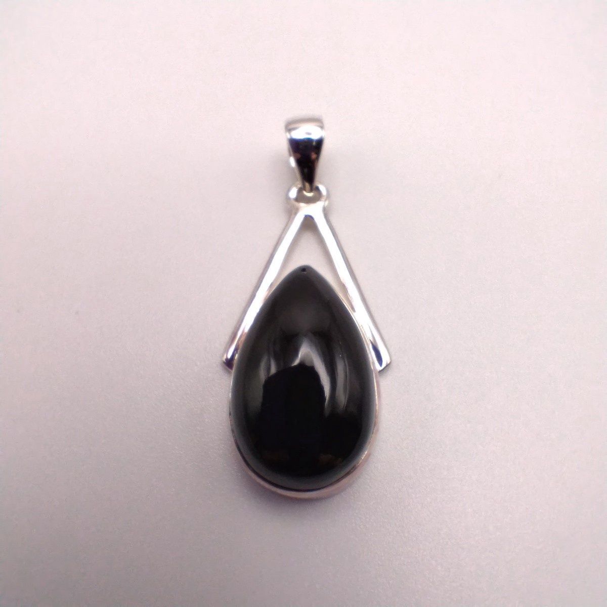 Black Onyx Pendant Sterling Silver