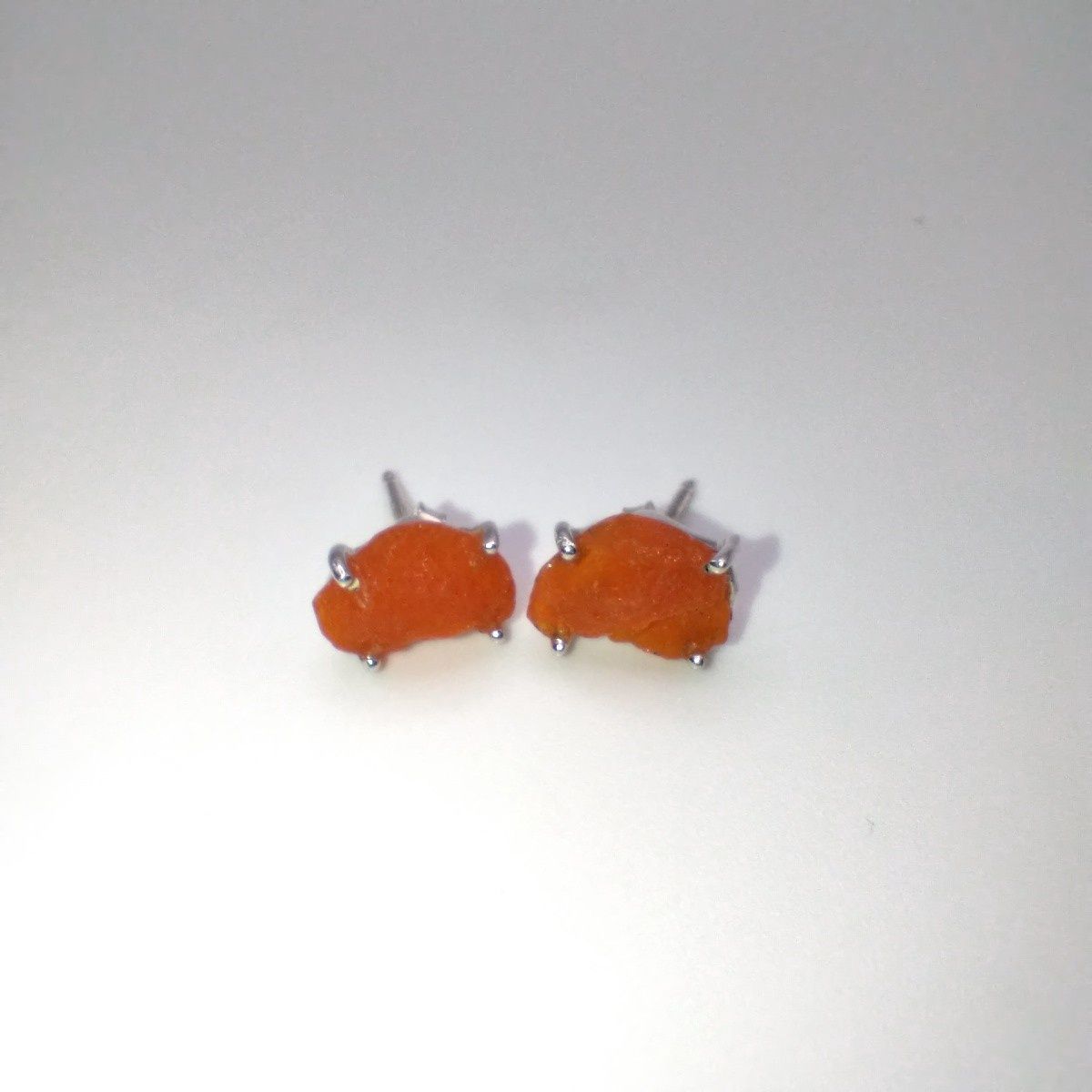 Mexican Opal Stud Sterling Silver Earrings