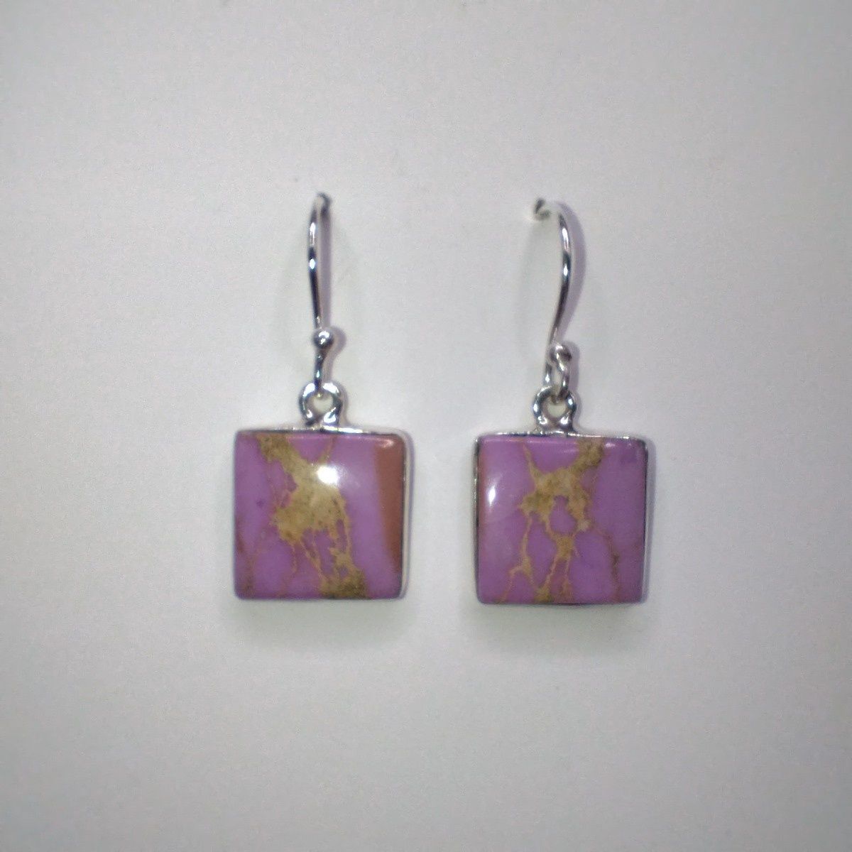 Phosphosiderite Sterling Silver Dangle Earrings