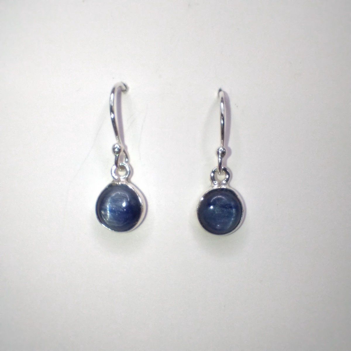 Blue Kyanite Sterling Silver Dangle Earrings