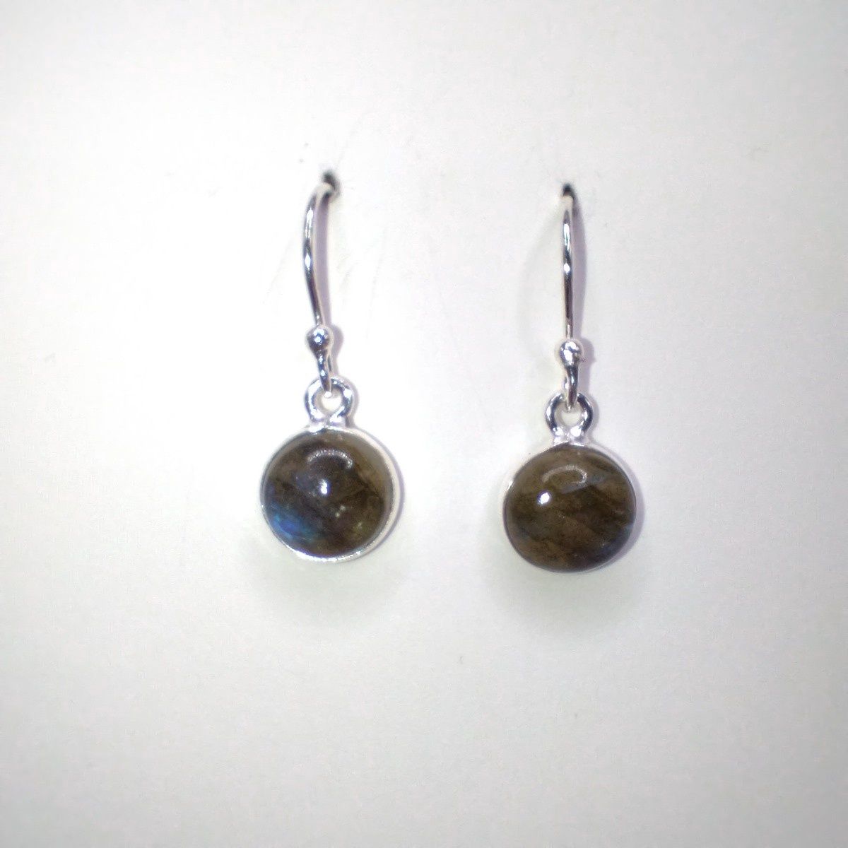 Labradorite Earrings Sterling Silver