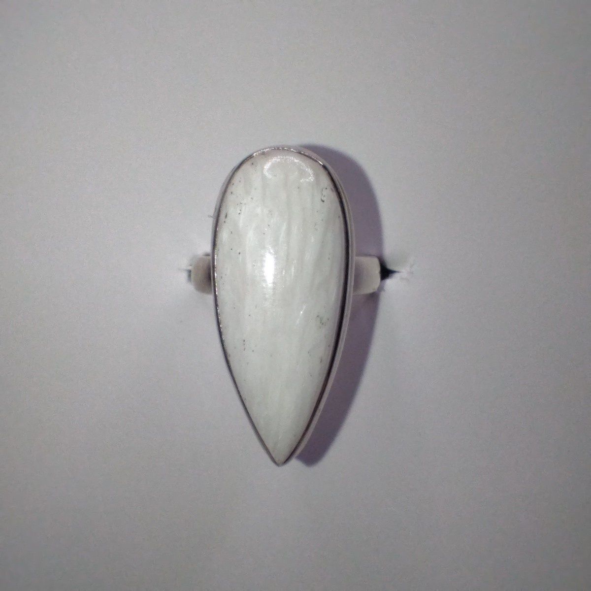 Scolecite Ring Size 6 Sterling Silver