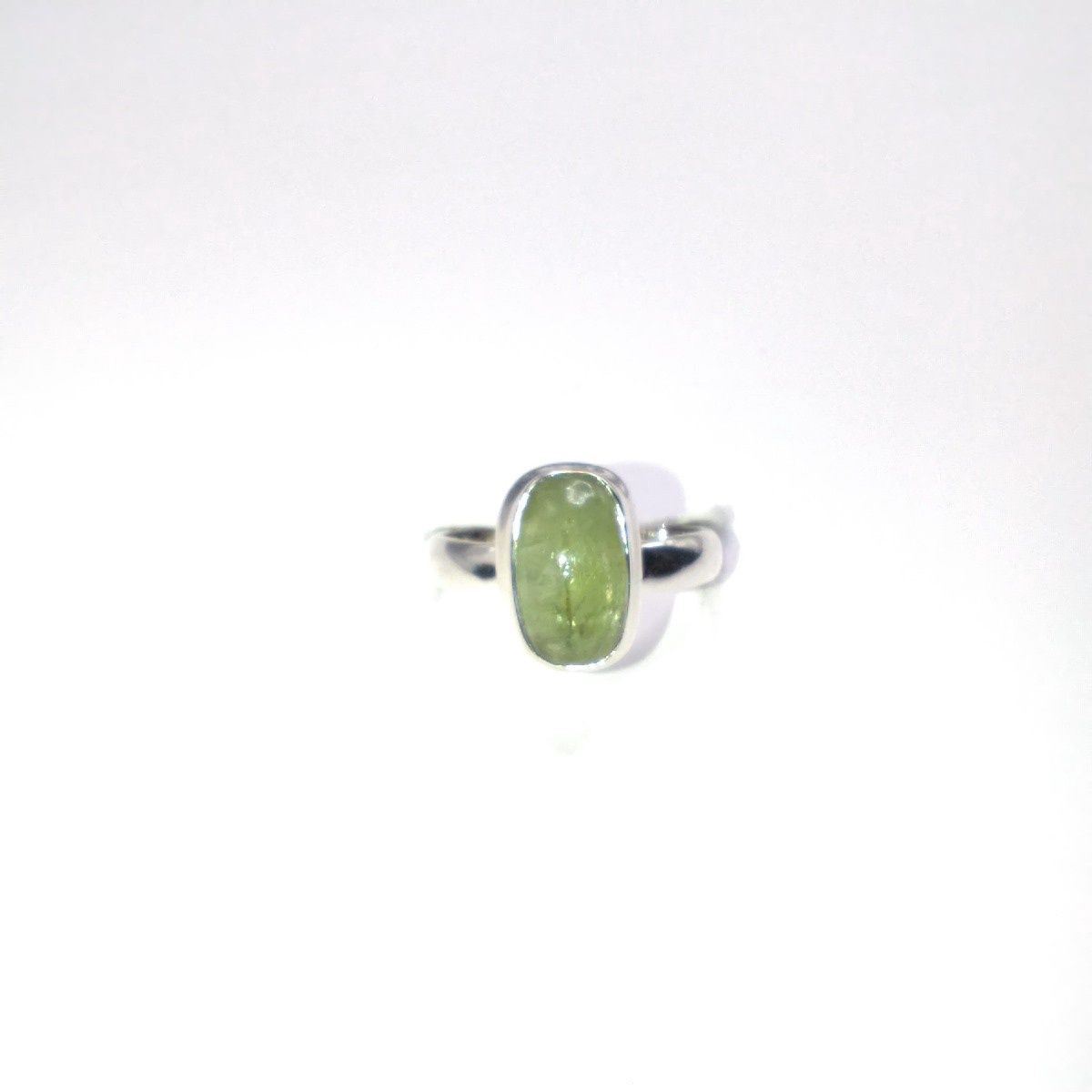 Green Kyanite Sterling Silver Ring Size 6