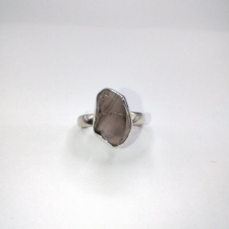 Columbian Tektite Ring Size 8 Sterling Silver