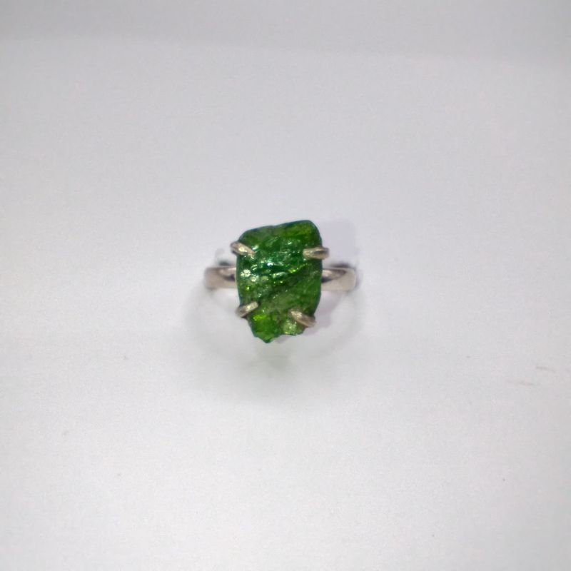 Chrome Diopside Ring Size 7 Sterling Silver