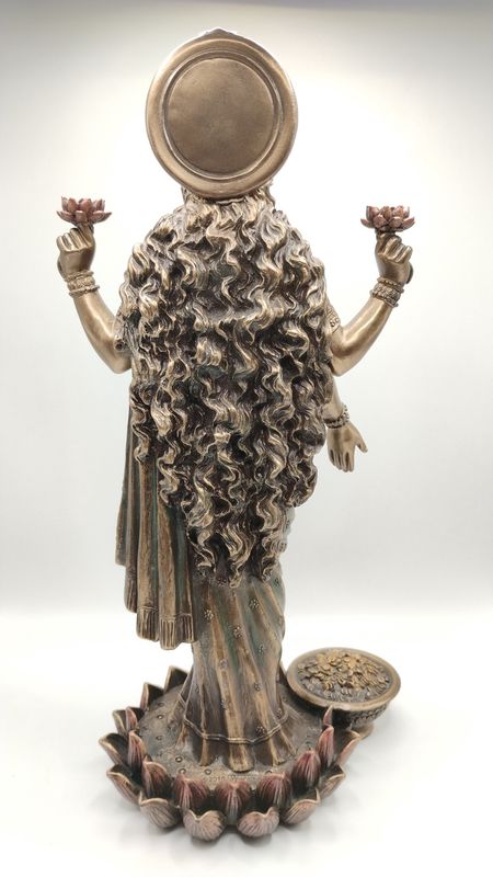 Lakshmi Wealth Prosperity Wisdom Fortune Statue