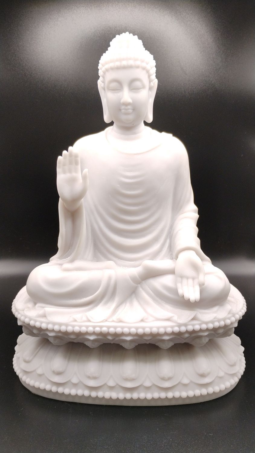 Shakyamuni Buddha Statue Marble Finish