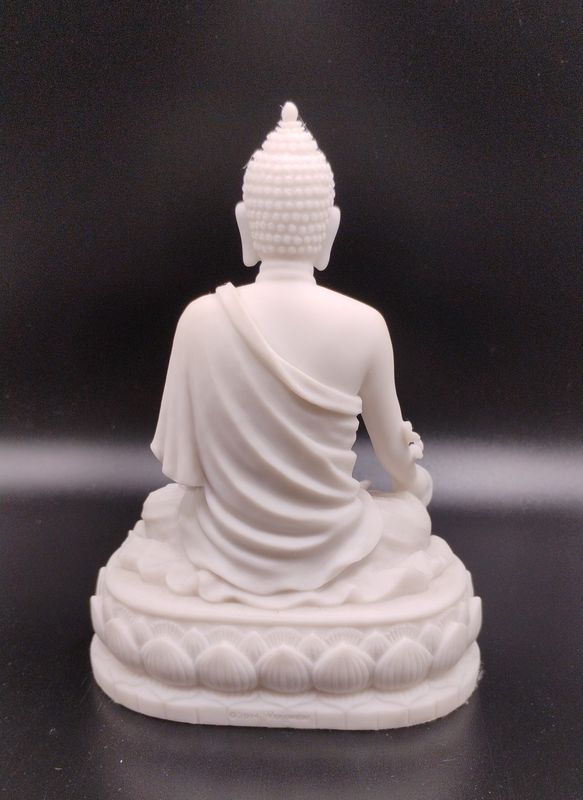 Medicine Buddha Marble Finish Statue