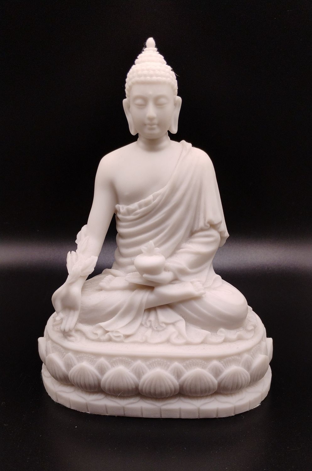 Medicine Buddha Marble Finish Statue