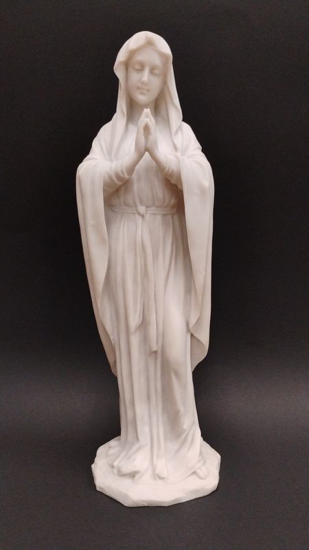 Virgin Mary Marble Finish Statue