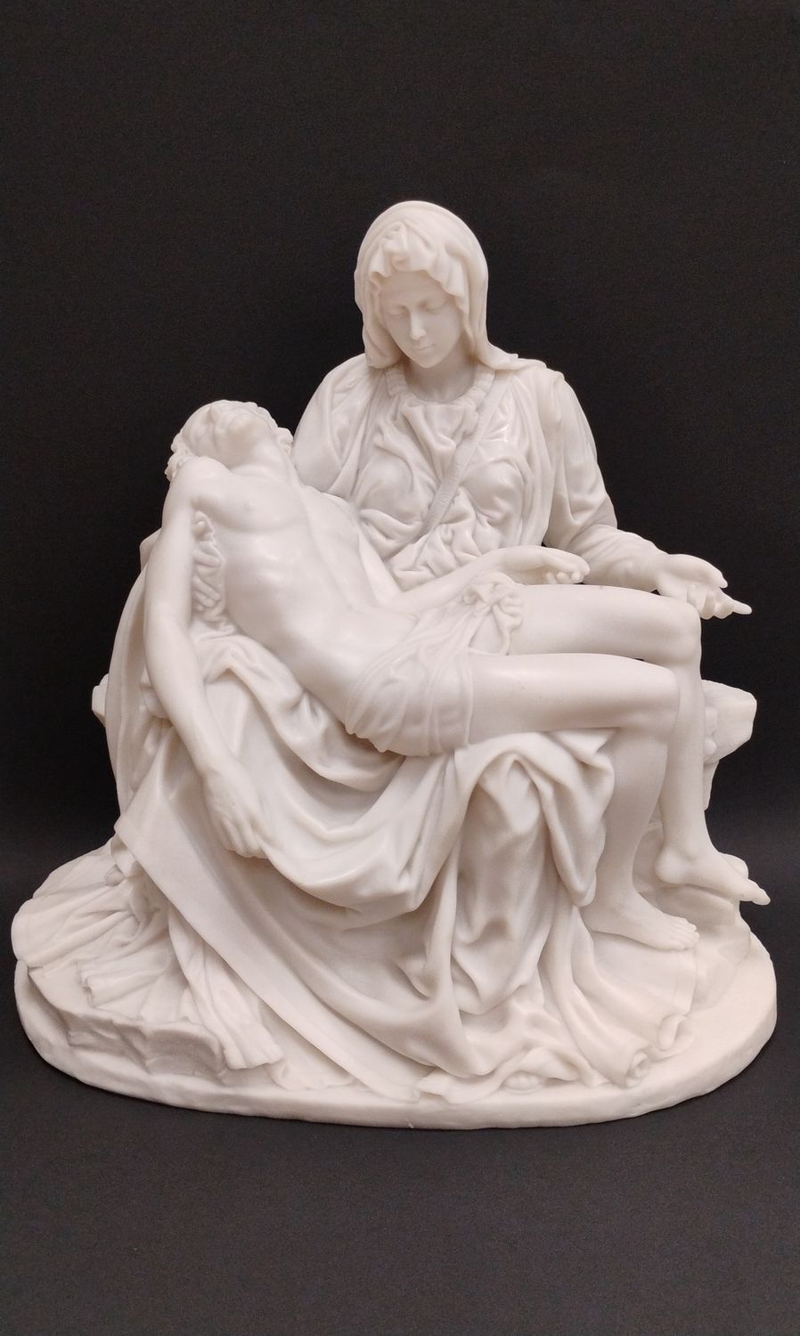 Pieta By Michaelangelo Marble Statue
