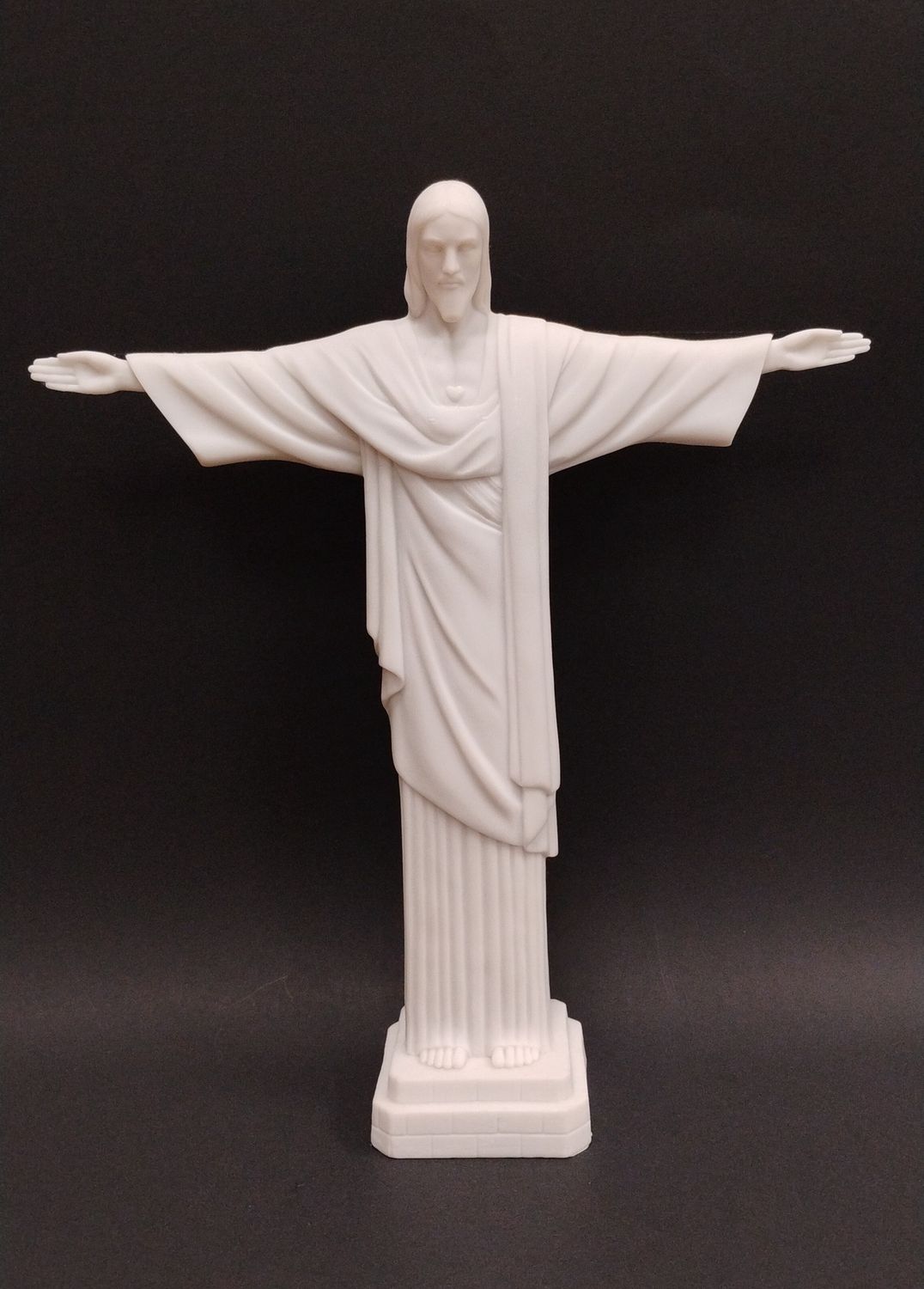 Christ The Redeemer Marble White Statue