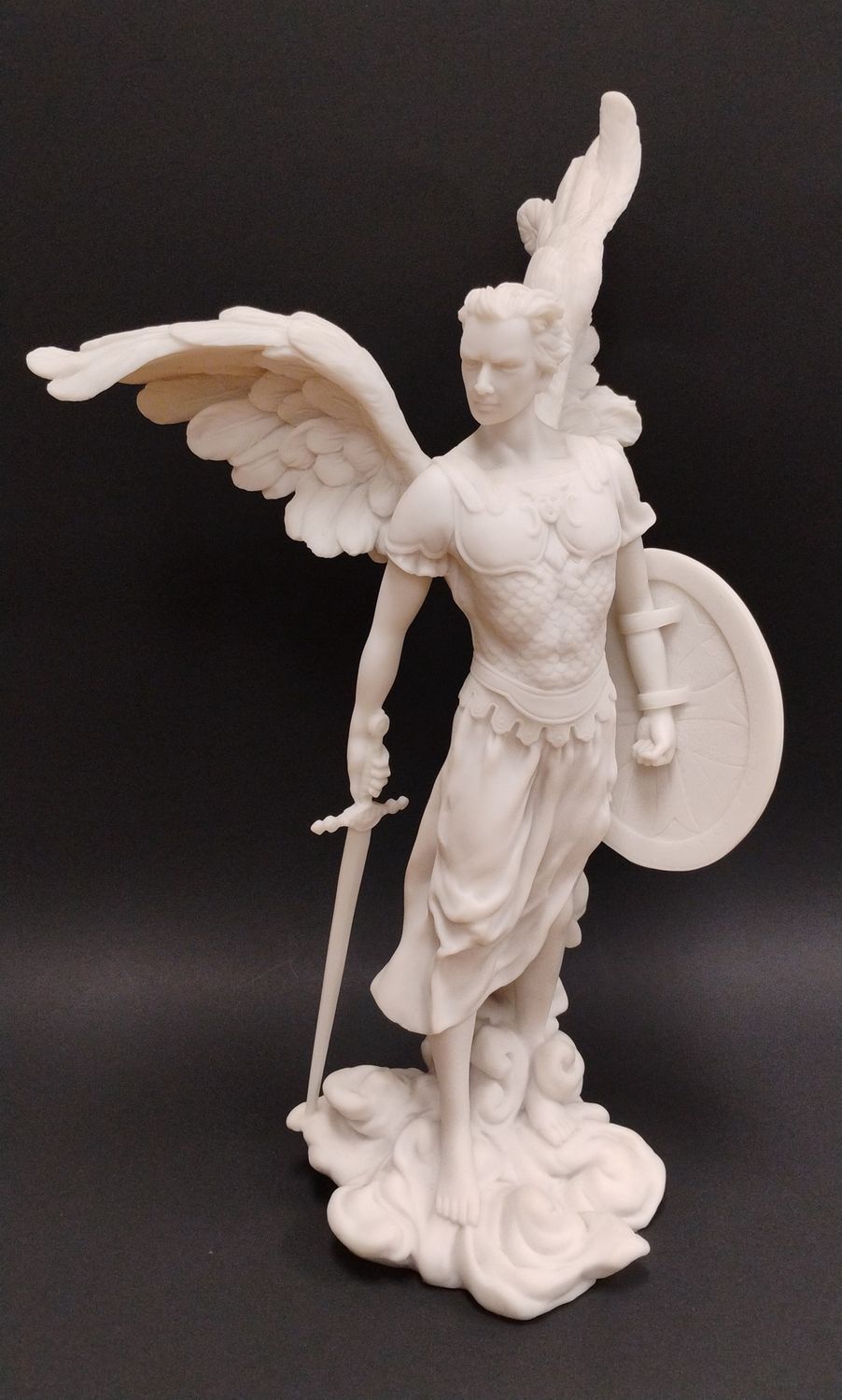 Archangel St. Michael Marble Finish Statue