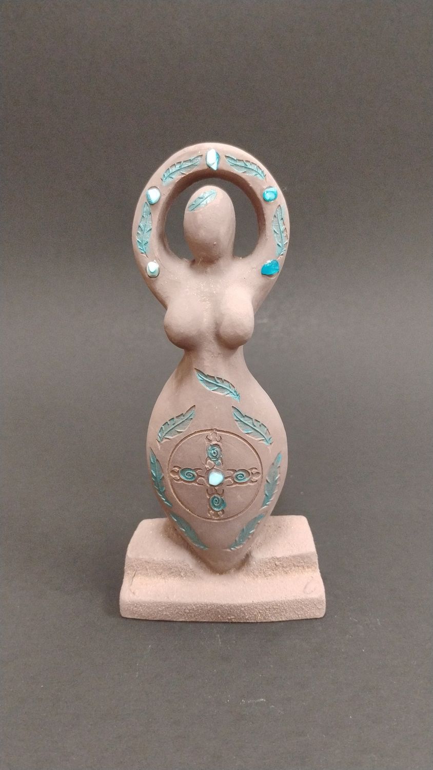 Gypsum Cement Statue - Shaman Goddess