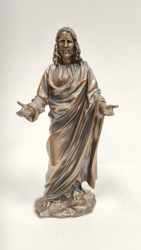 Jesus Statue Bronze Finish