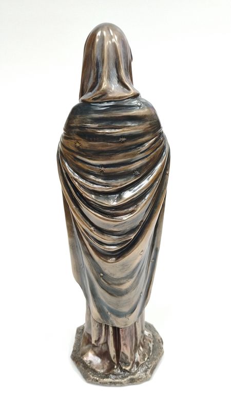 Virgin Mary Bronze Finish Statue