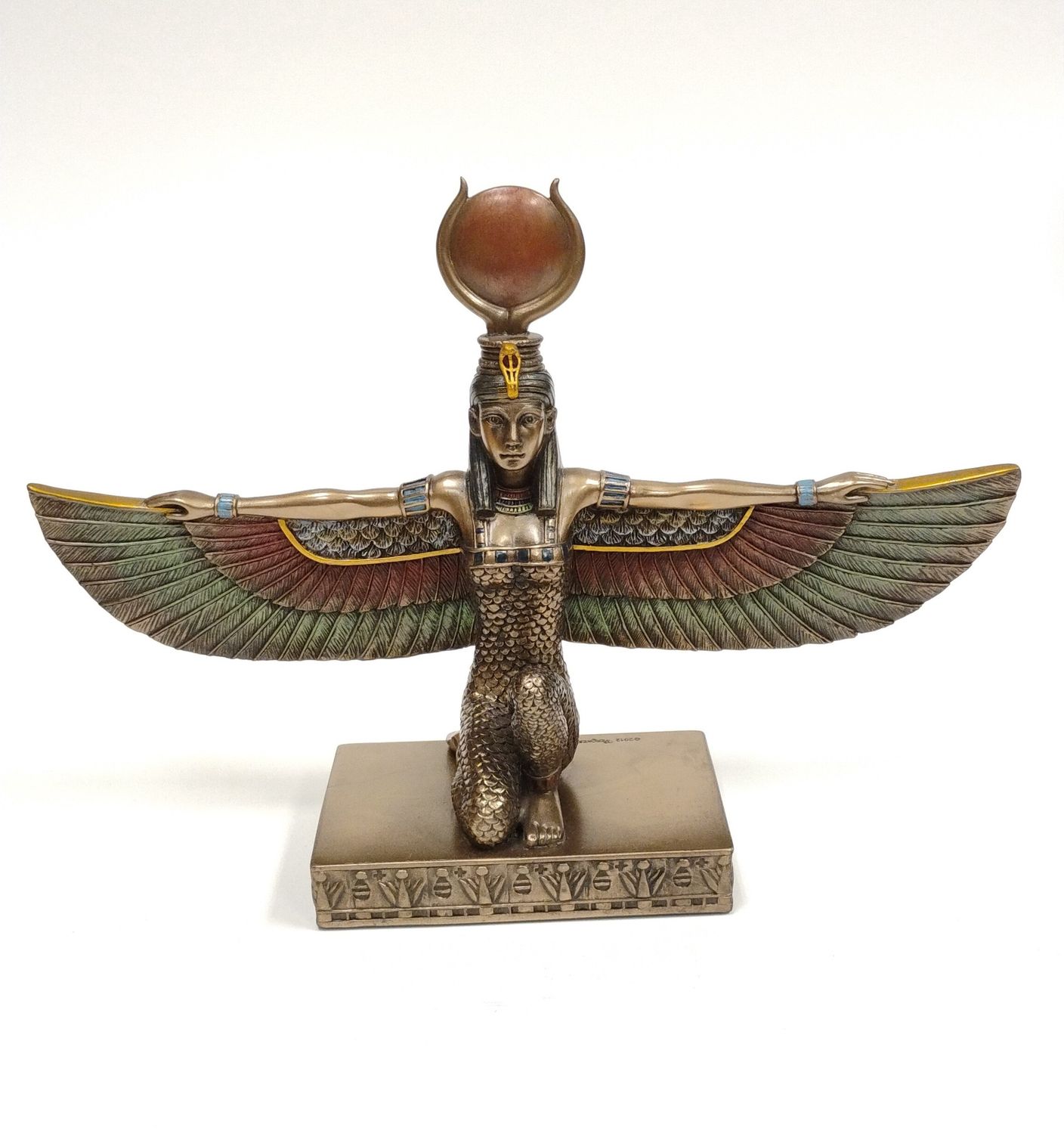 Isis Kneeling With Wings Statue