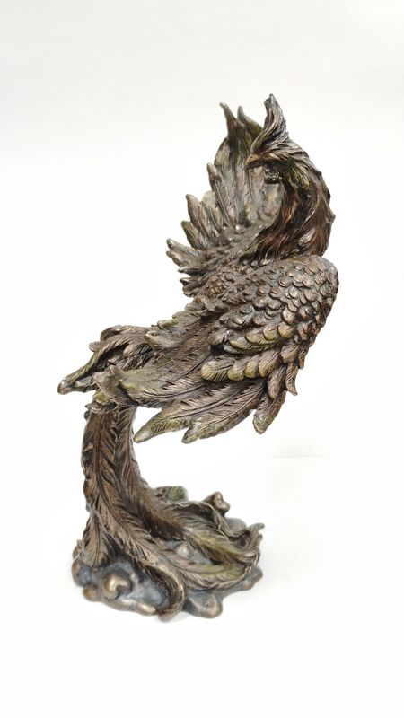 Phoenix Bronze Finish Statue