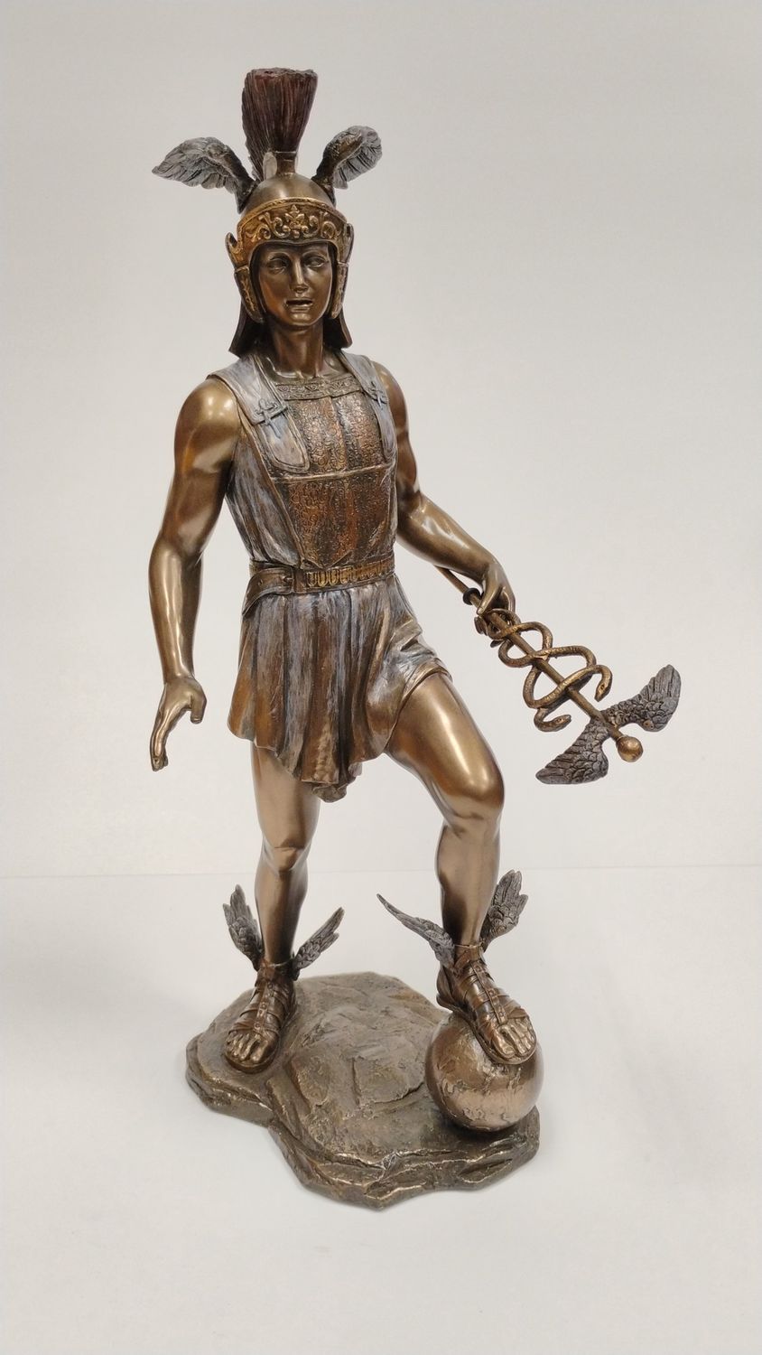 Hermes Bronze Statue