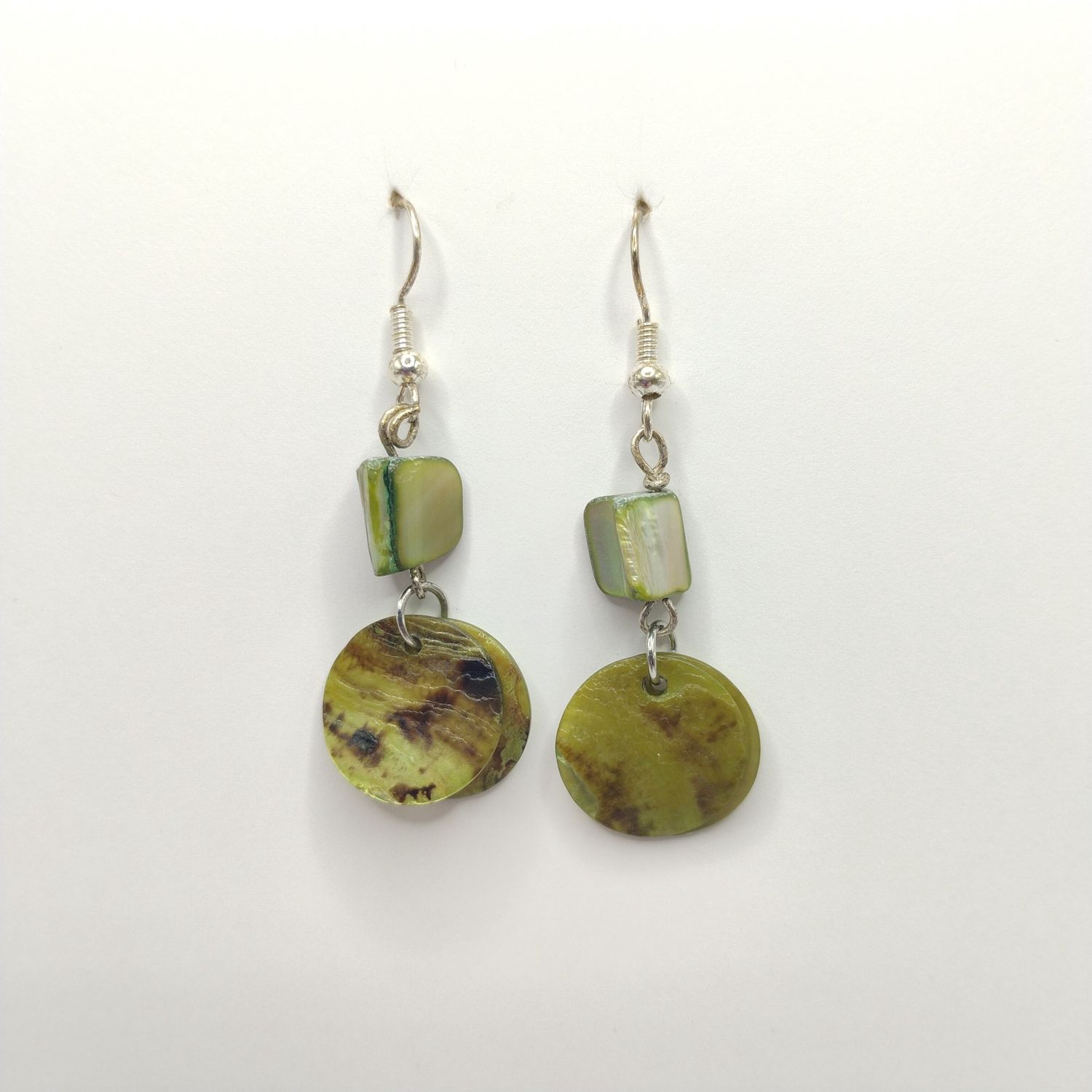 Gemstone Earrings - Abalone