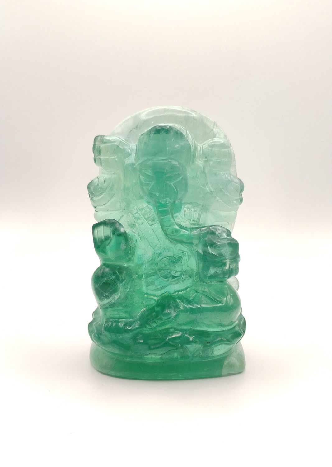 Rainbow Fluorite - Ganesha Carving Lot 1125-GAN-3