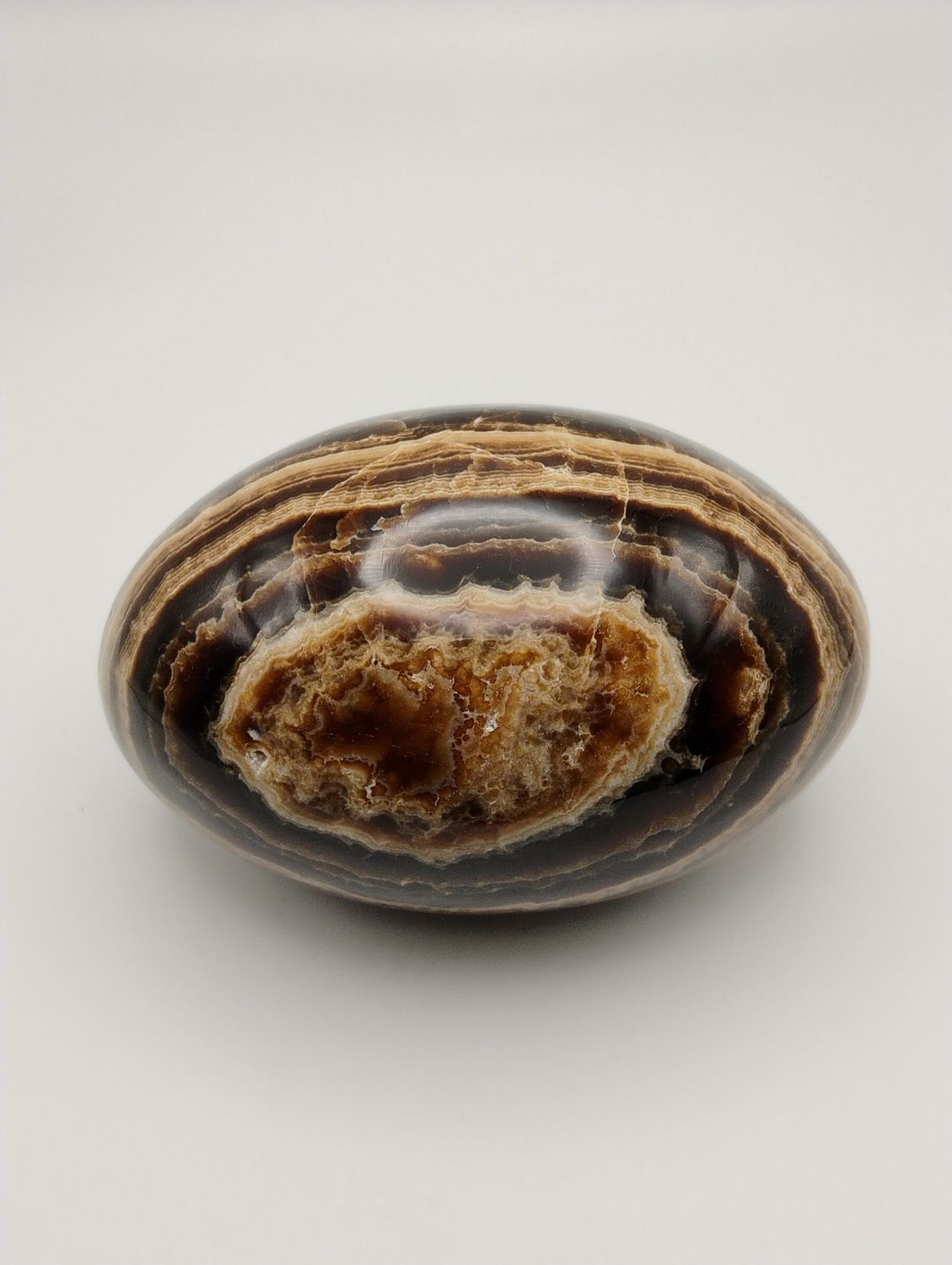 Chocolate Calcite - Egg - Lot1125-CHO-12