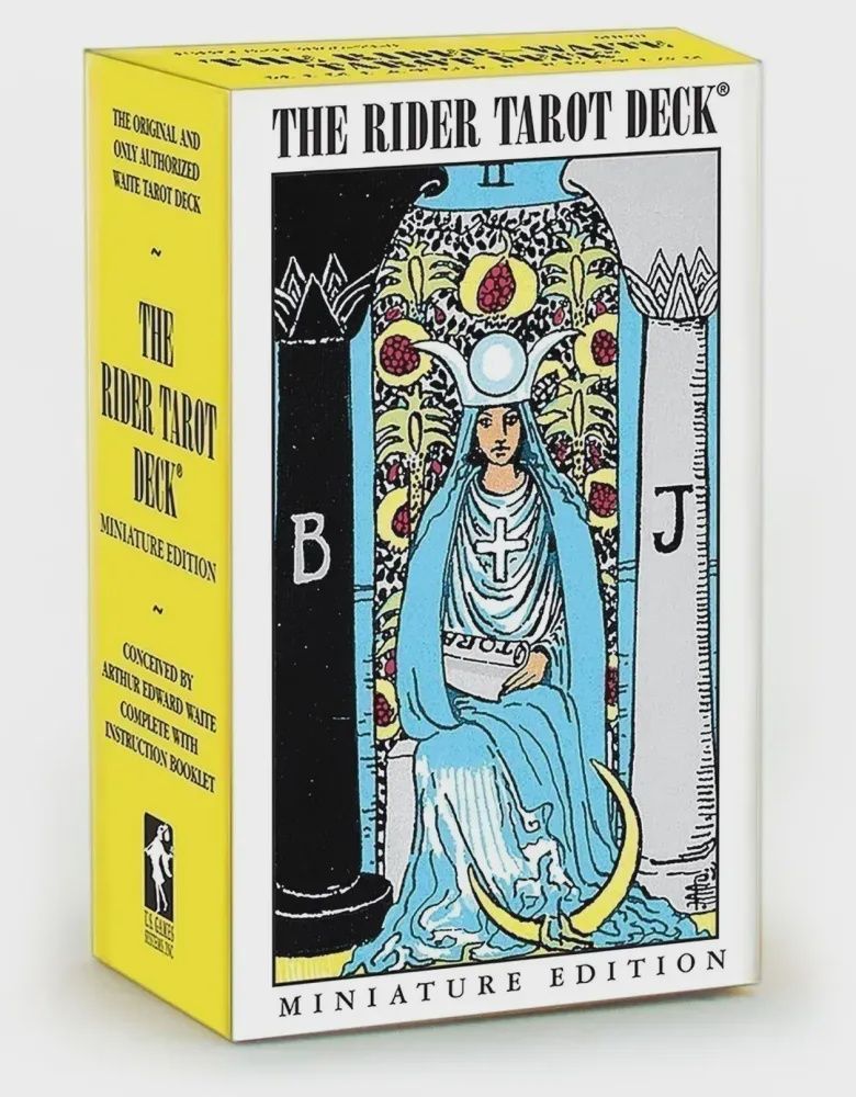 Miniature Rider-Waite(r) Tarot: Compact and Portable Miniature 78-Card Tarot with Iconic Pamela Colman Smith Artwork, Essential for Beginners &amp; Expert
