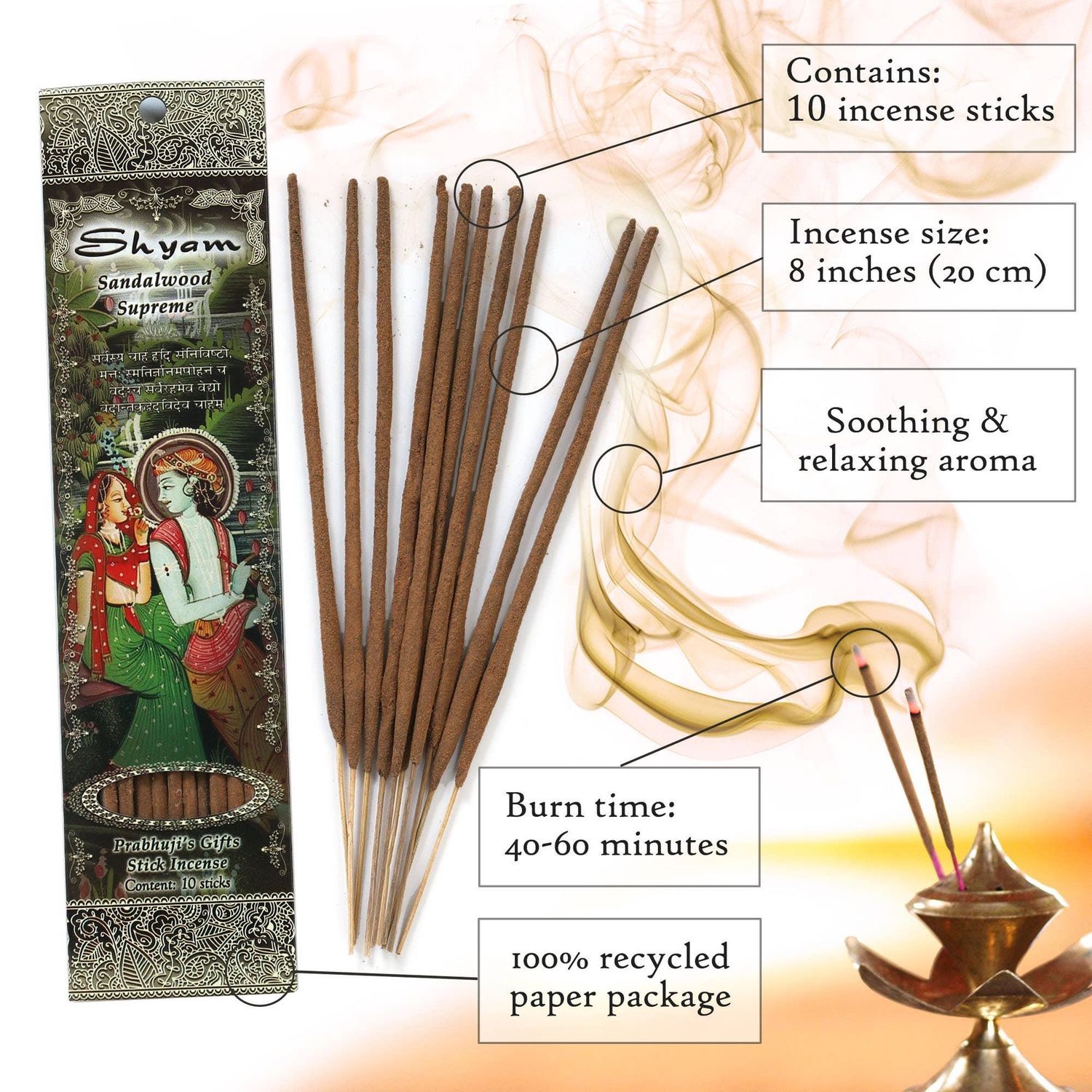 Incense Sticks Shyam - Sandalwood Supreme