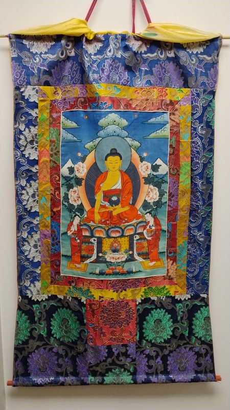 Hand Painted Tibetan Buddhist Thanka