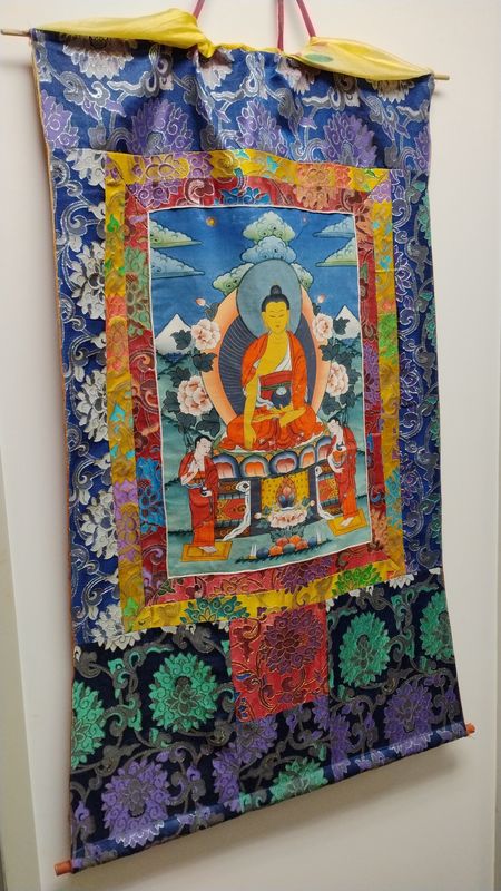Hand Painted Tibetan Buddhist Thanka