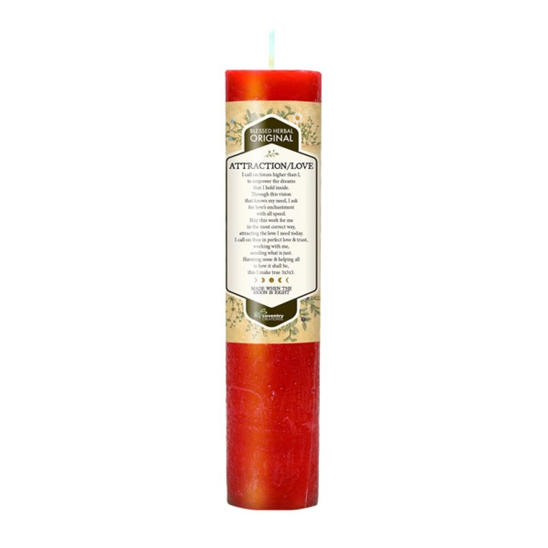 Blessed Herbal Candle - Attraction/Love