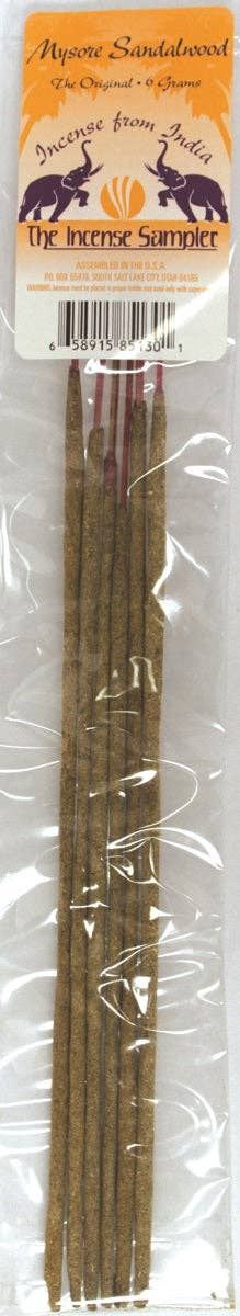 Incense From India - Mysore Sandalwood - Sample Pack