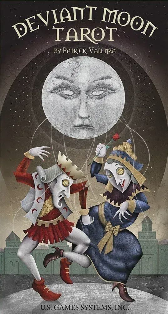 Deviant Moon Tarot Deck: 78-Card Surreal Tarot for Divination, Shadow Work &amp; Dream Journaling