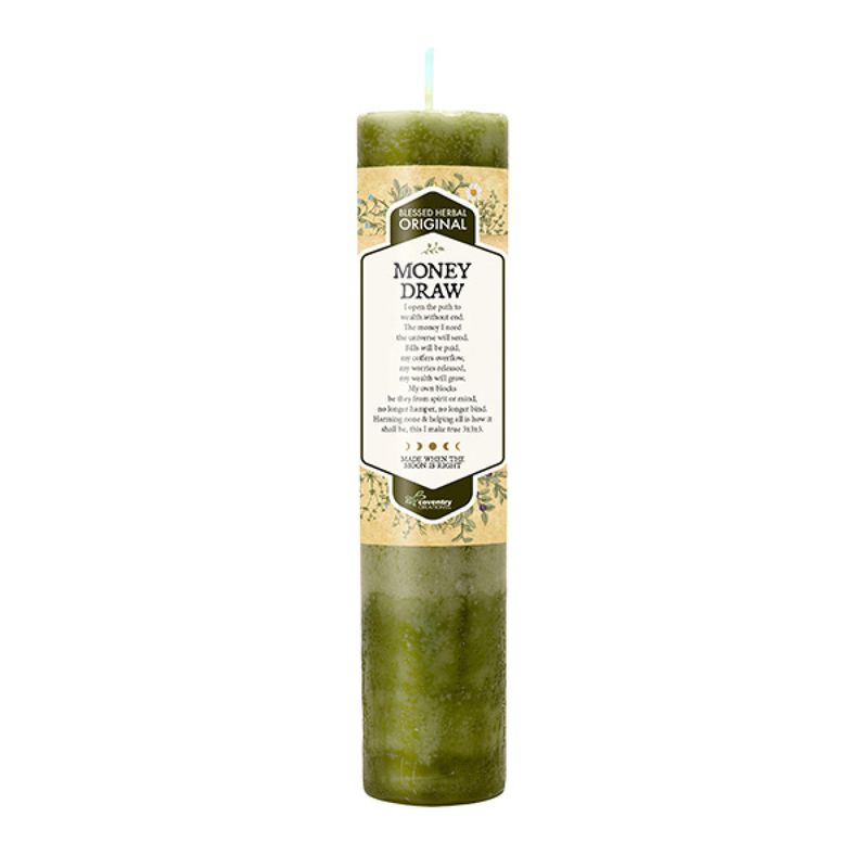 Blessed Herbal Candle - Money Draw