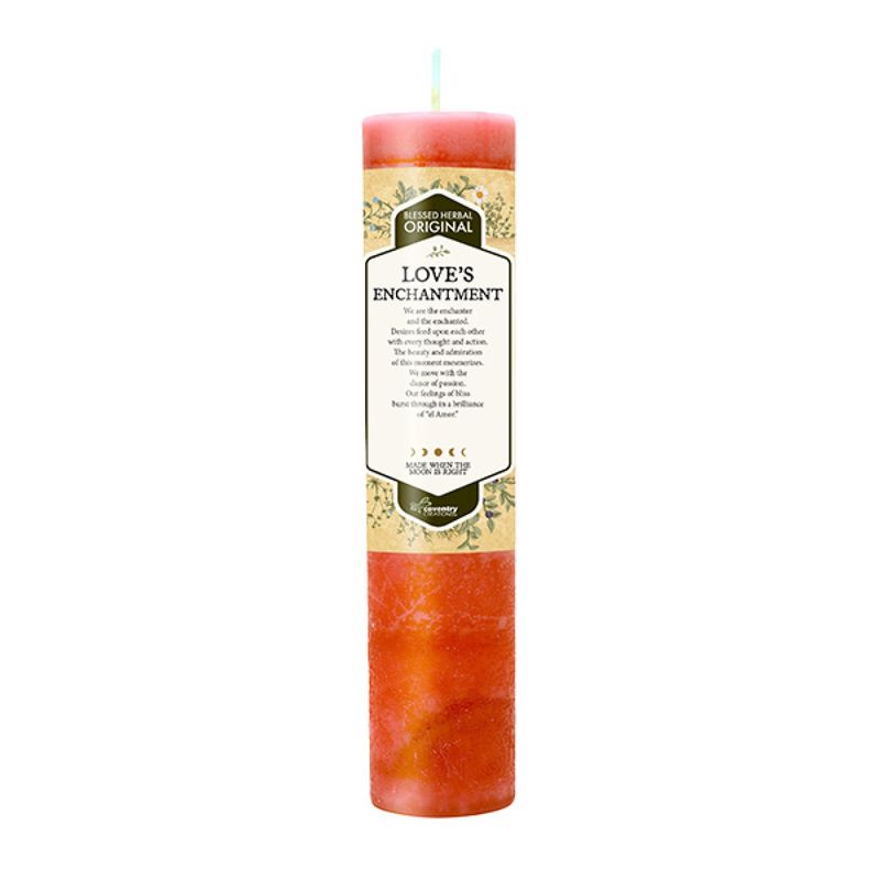 Blessed Herbal Candle - Love's Enchantment