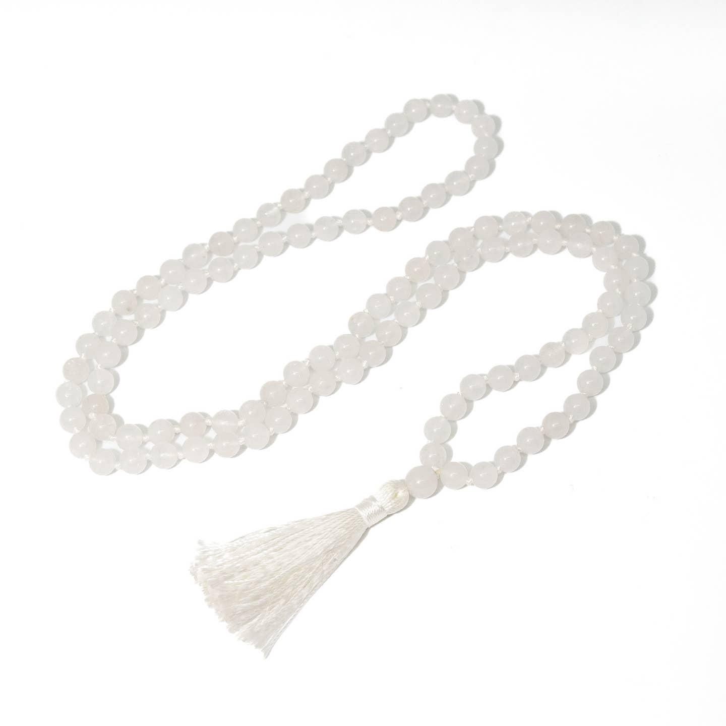 108 Bead Mala - Crystal - 8mm
