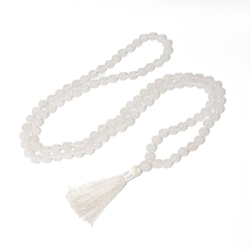 108 Bead Mala - Crystal - 8mm