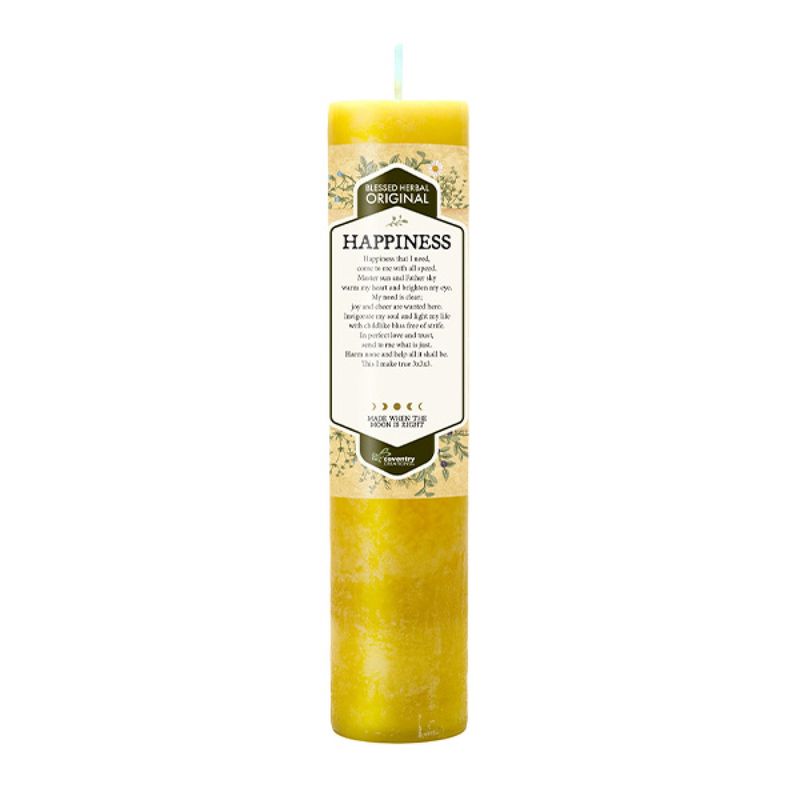 Blessed Herbal Candle - Happiness