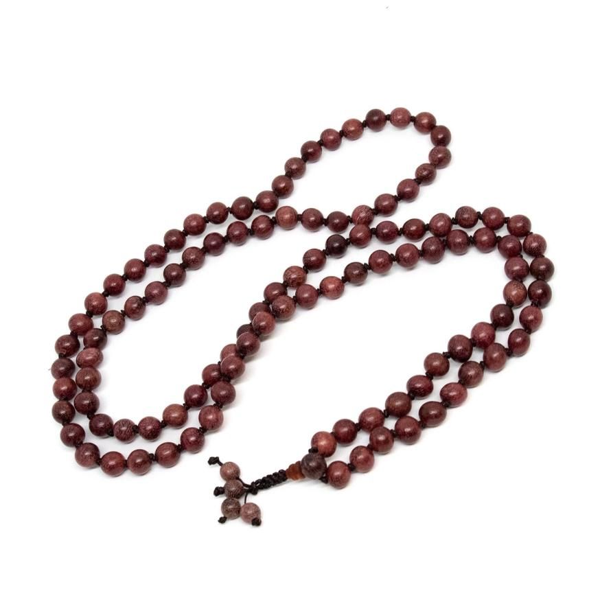 108 Bead Mala - Purpleheart (Knotted) - 8mm