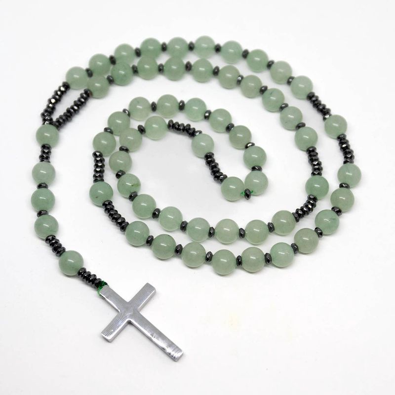 Gemstone Rosary - Aventurine - 8mm