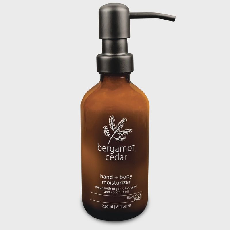 Bergamot Cedar - 8 oz Natural Hand + Body Moisturizer